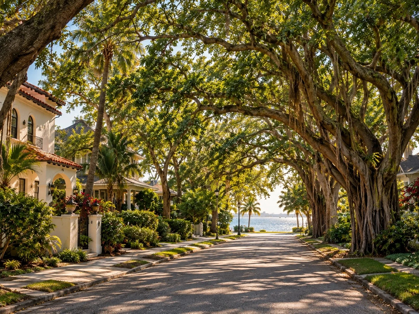 Waterfront cottages near Indian Beach, Sarasota