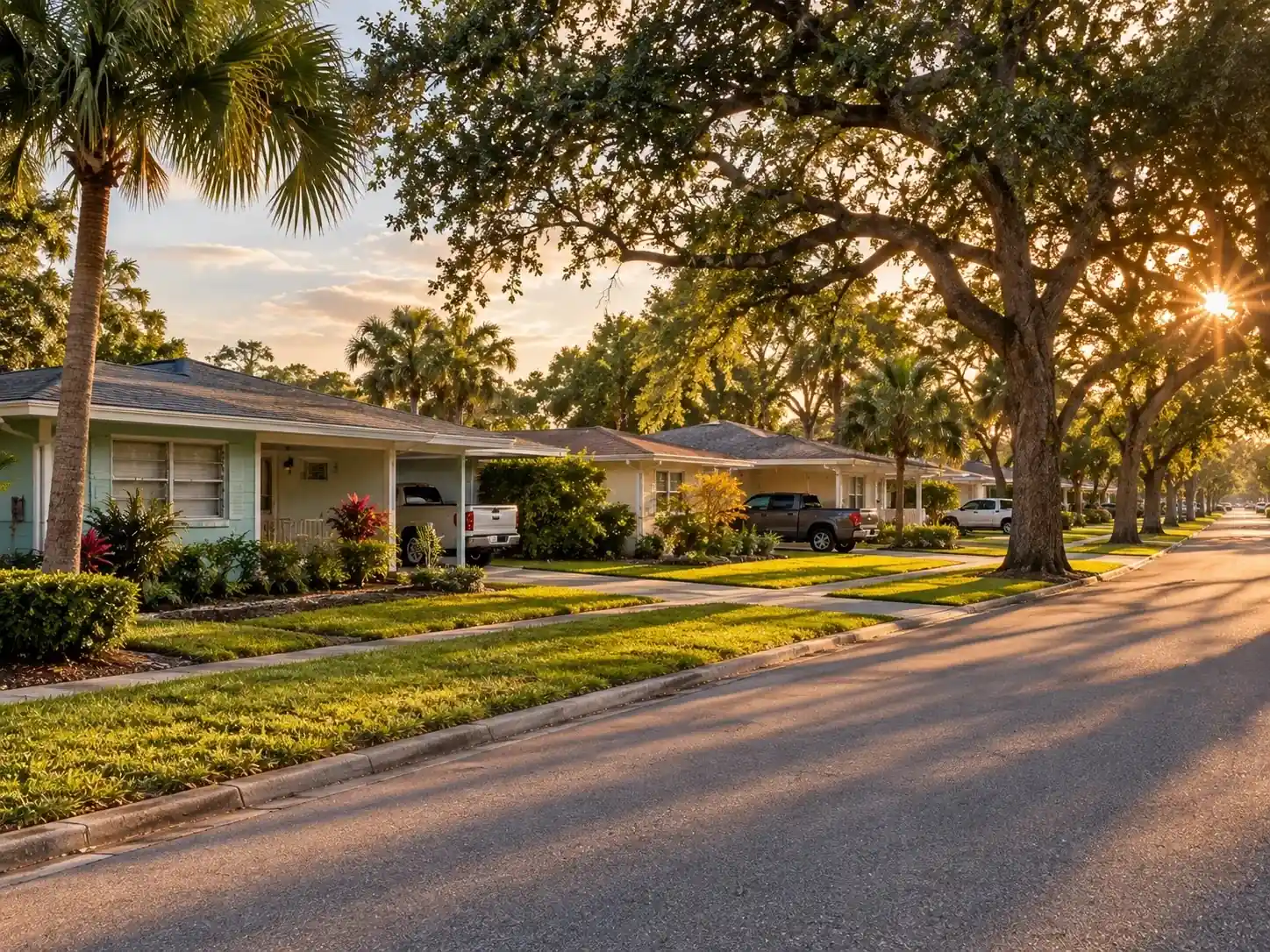 Established neighborhood homes in North Sarasota